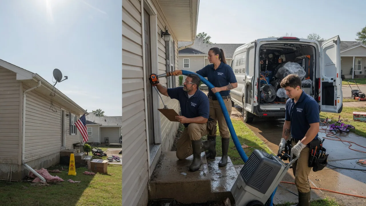 Ceiling Water Damage Restoration in Rew, PA near me